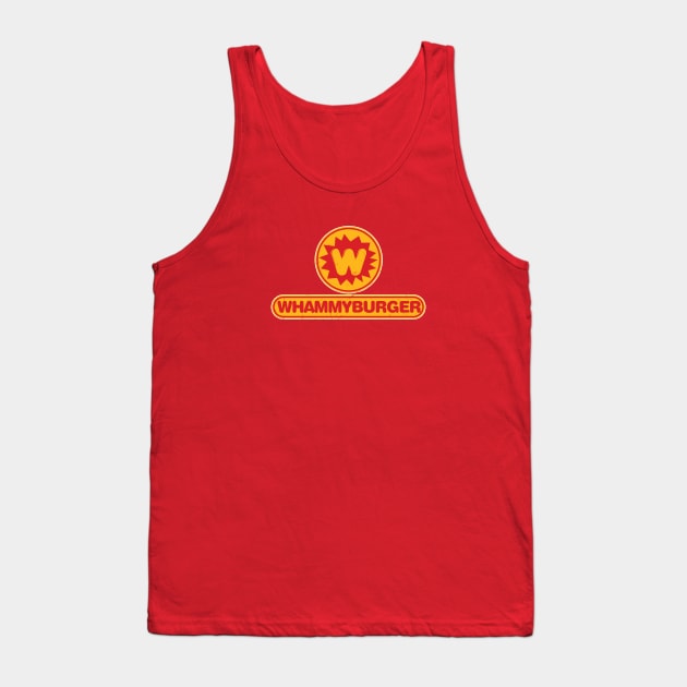 Whammy Burger - distressed Tank Top by spicytees